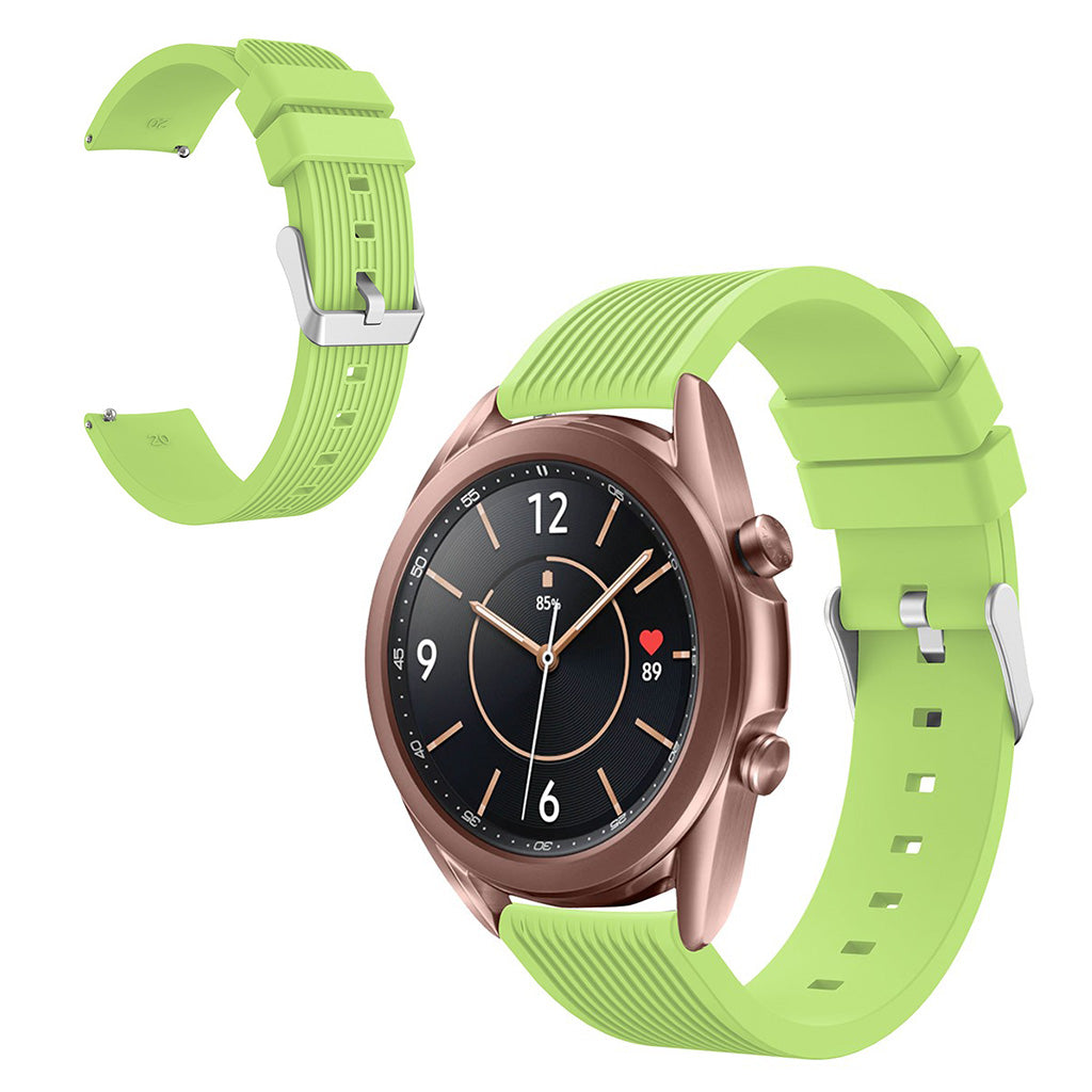 Rigtigt pænt Samsung Galaxy Watch 3 (41mm) Silikone Rem - Grøn#serie_7