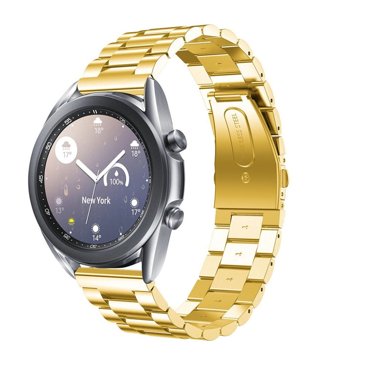 Helt vildt smuk Samsung Galaxy Watch 3 (41mm) Metal Rem - Guld#serie_1