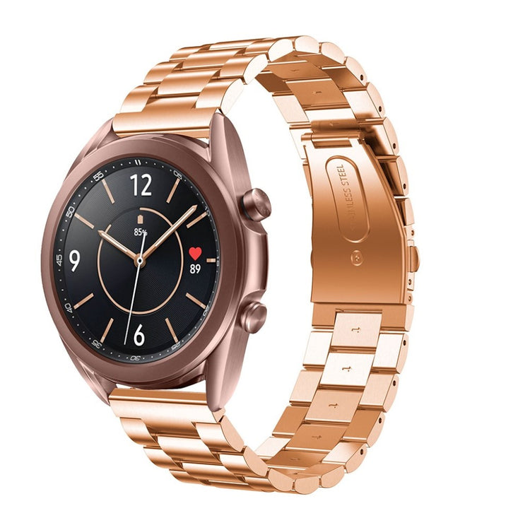Helt vildt smuk Samsung Galaxy Watch 3 (41mm) Metal Rem - Pink#serie_2