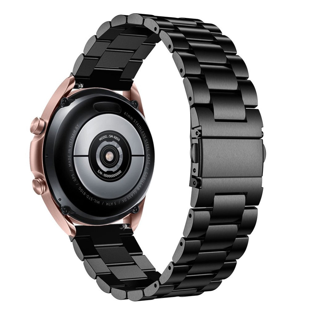 Helt vildt pænt Samsung Galaxy Watch 3 (41mm) Metal Rem - Sort#serie_8
