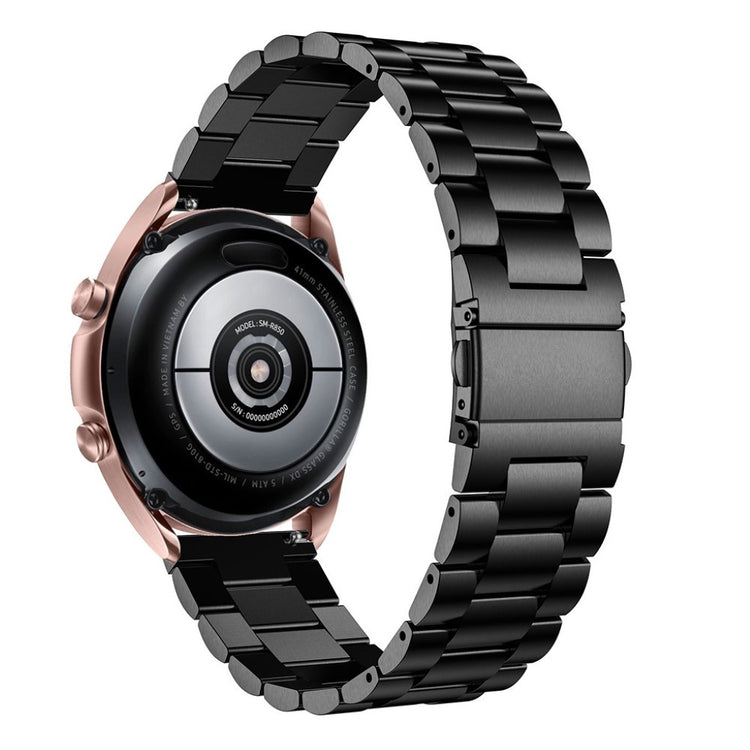Helt vildt pænt Samsung Galaxy Watch 3 (41mm) Metal Rem - Sort#serie_8