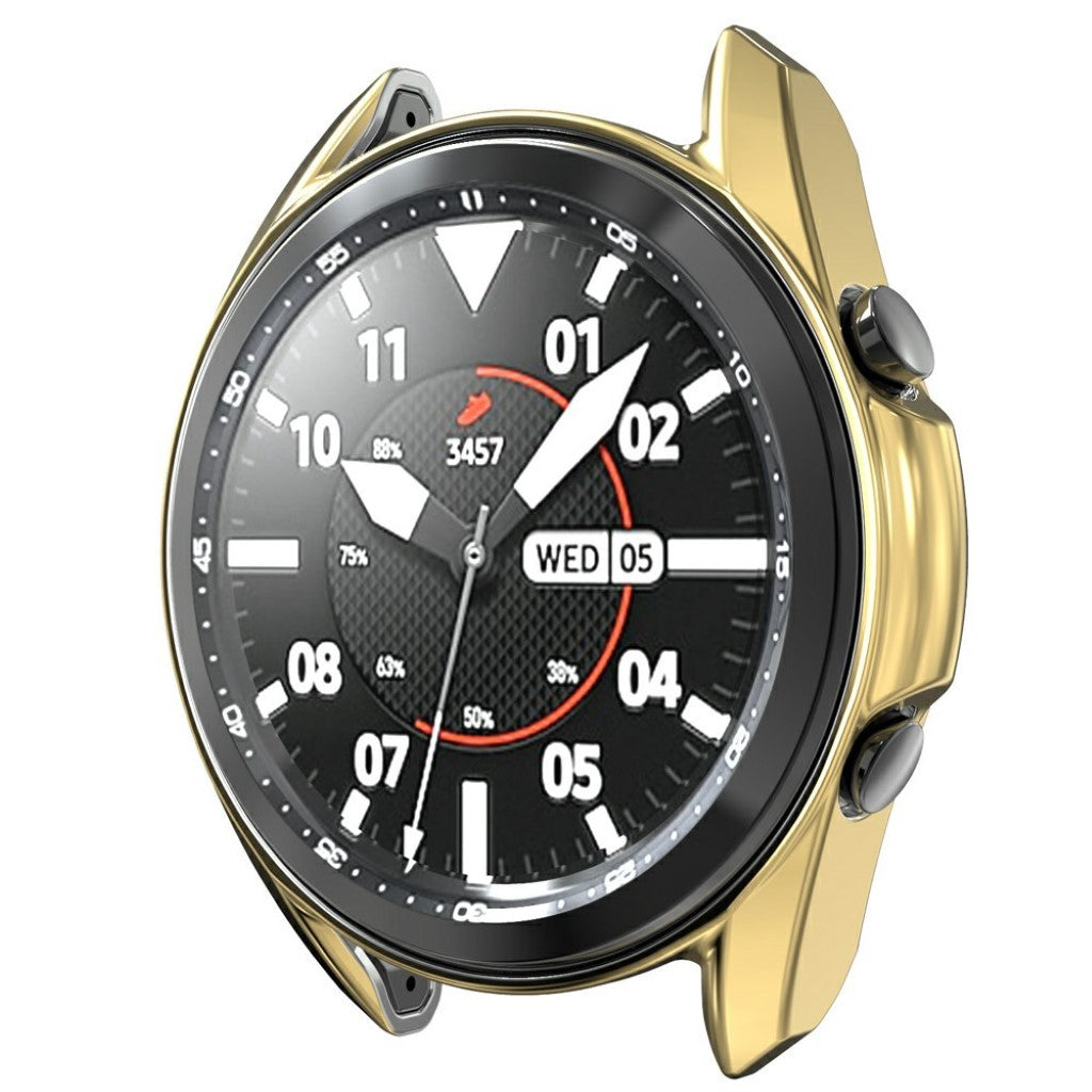 Samsung Galaxy Watch 3 (41mm) Holdbar Silikone Bumper  - Guld#serie_6