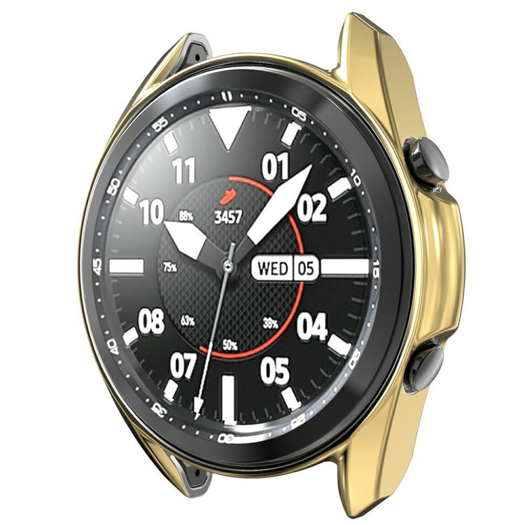 Samsung Galaxy Watch 3 (41mm) Holdbar Silikone Bumper  - Guld#serie_6