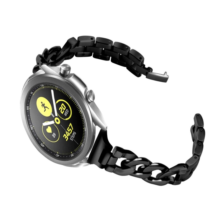 Fremragende Samsung Galaxy Watch 3 (41mm) Metal Rem - Sort#serie_1