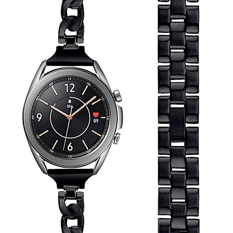 Fremragende Samsung Galaxy Watch 3 (41mm) Metal Rem - Sort#serie_1