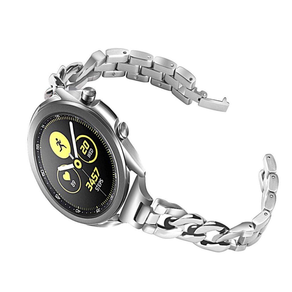 Fremragende Samsung Galaxy Watch 3 (41mm) Metal Rem - Sølv#serie_2