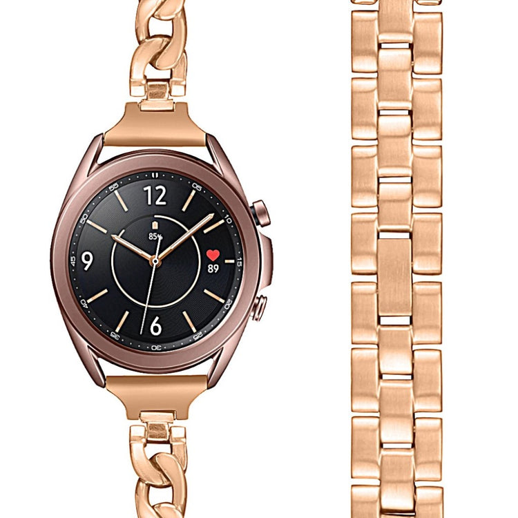 Fremragende Samsung Galaxy Watch 3 (41mm) Metal Rem - Guld#serie_4