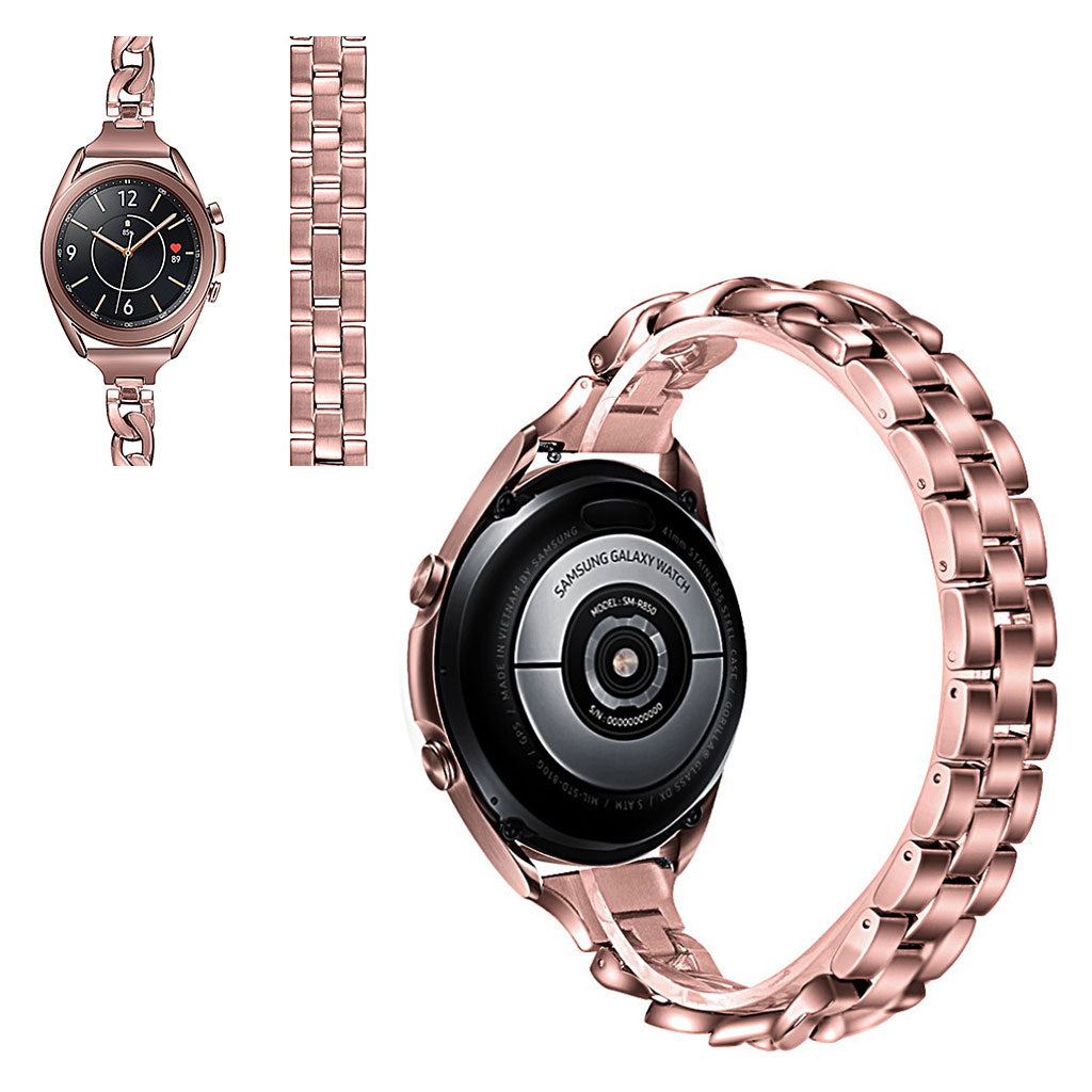 Fremragende Samsung Galaxy Watch 3 (41mm) Metal Rem - Pink#serie_5