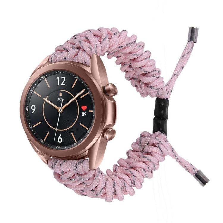 Rigtigt flot Samsung Galaxy Watch 3 (41mm) Nylon Rem - Pink#serie_4