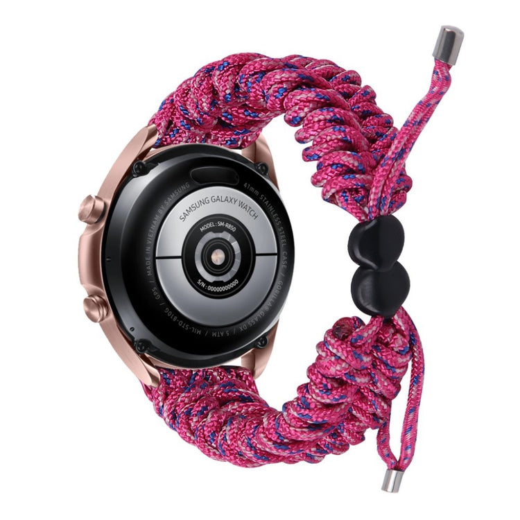 Rigtigt flot Samsung Galaxy Watch 3 (41mm) Nylon Rem - Pink#serie_7