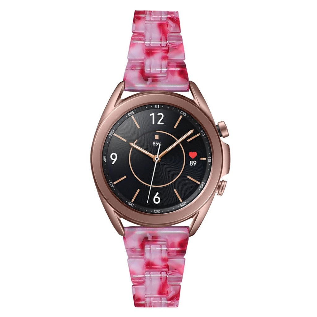 Holdbart Samsung Galaxy Watch 3 (41mm)  Rem - Rød#serie_10