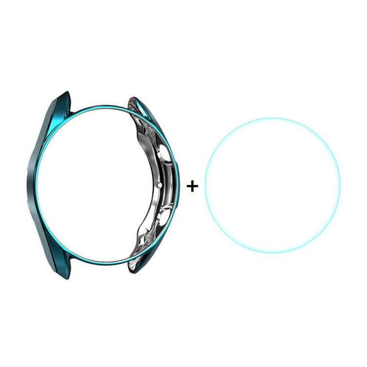 Vildt Flot Samsung Galaxy Watch 3 (41mm) Cover med Skærmbeskytter i Plastik og Hærdet Glas - Grøn#serie_4