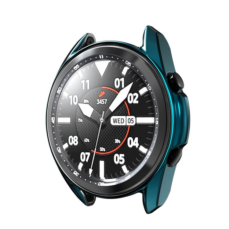 Vildt Flot Samsung Galaxy Watch 3 (41mm) Cover med Skærmbeskytter i Plastik og Hærdet Glas - Grøn#serie_4