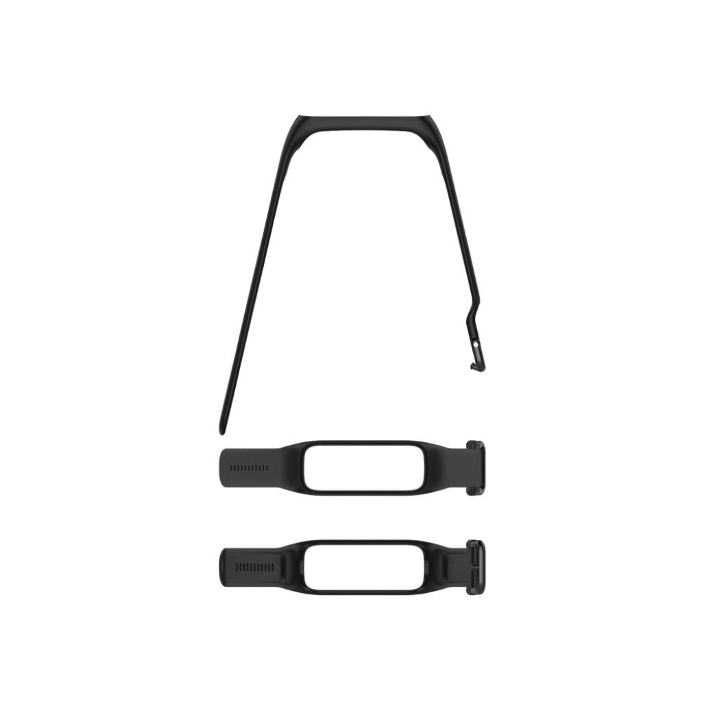 Helt vildt hårdfør Samsung Galaxy Fit 2 Silikone Rem - Sort#serie_1