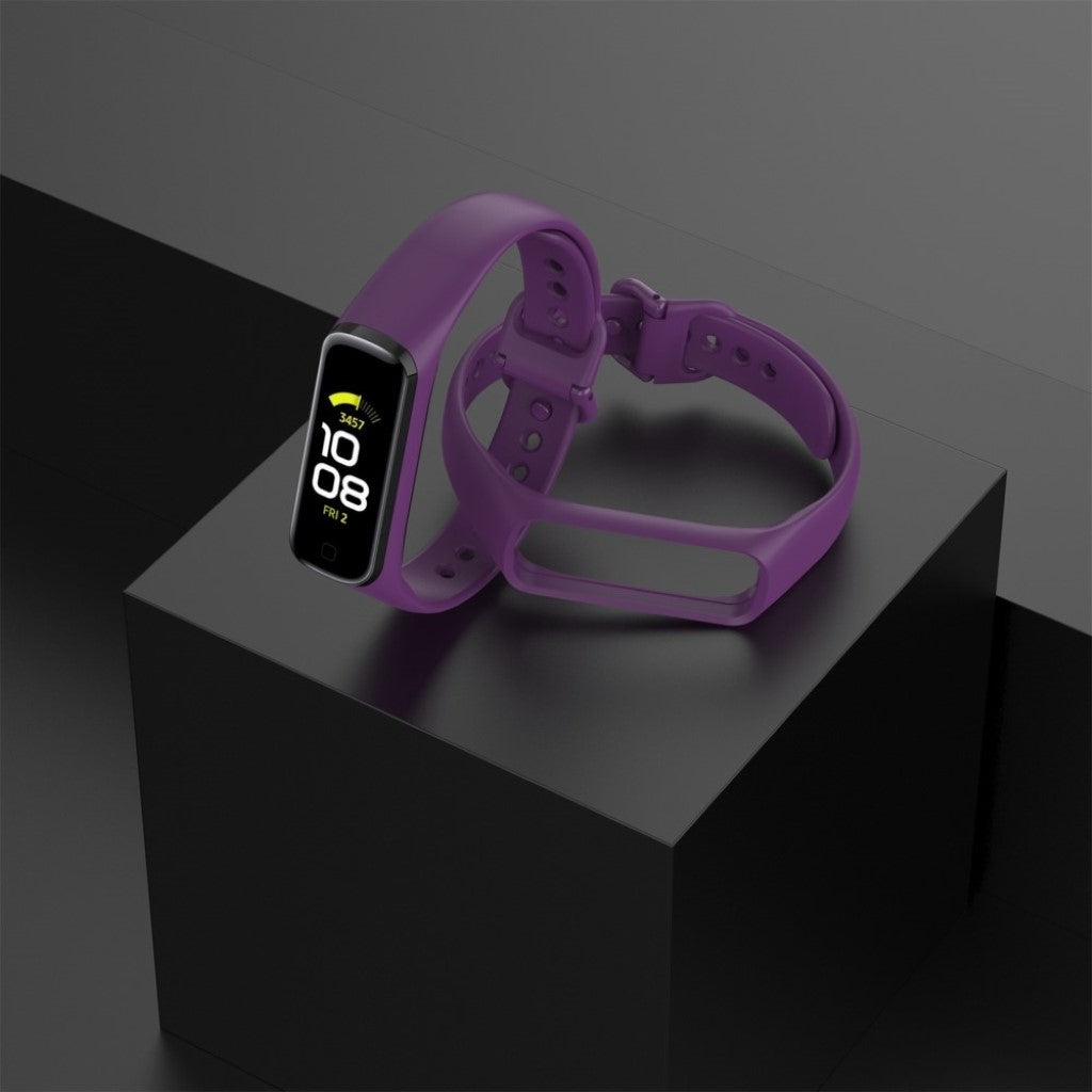 Helt vildt hårdfør Samsung Galaxy Fit 2 Silikone Rem - Lilla#serie_10