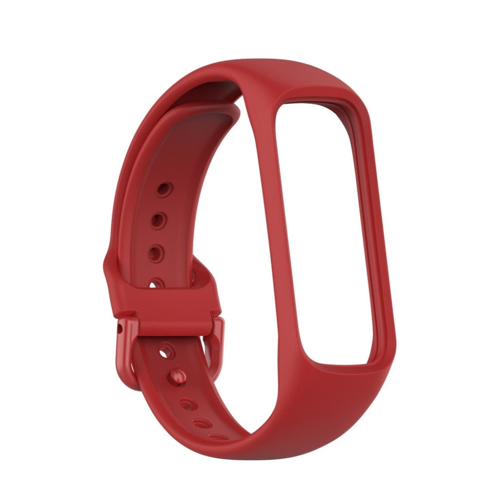 Helt vildt hårdfør Samsung Galaxy Fit 2 Silikone Rem - Rød#serie_4