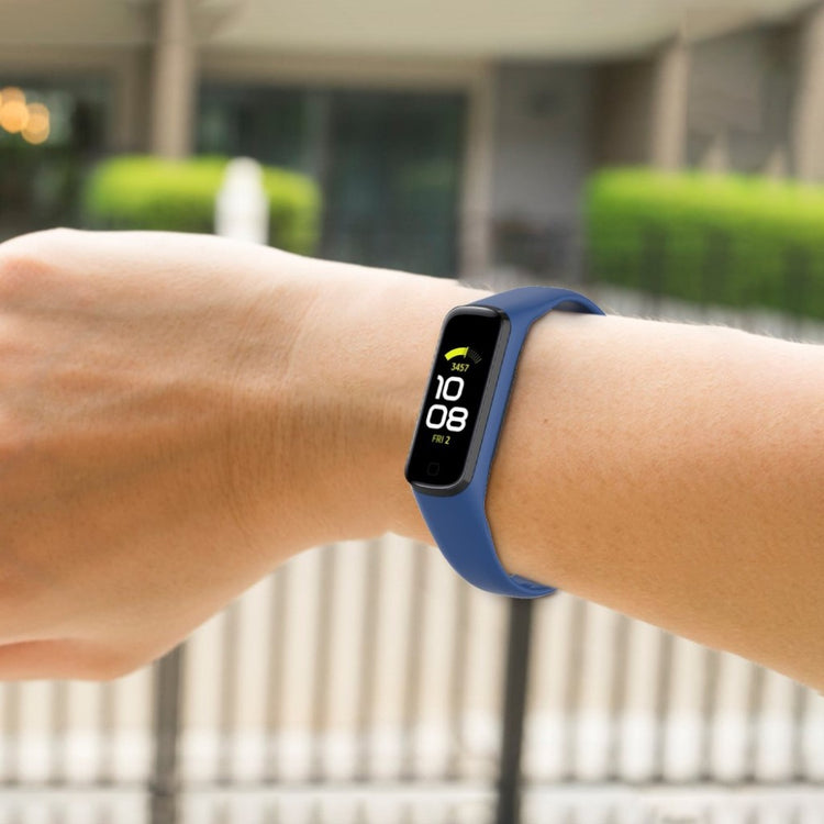 Helt vildt hårdfør Samsung Galaxy Fit 2 Silikone Rem - Blå#serie_8