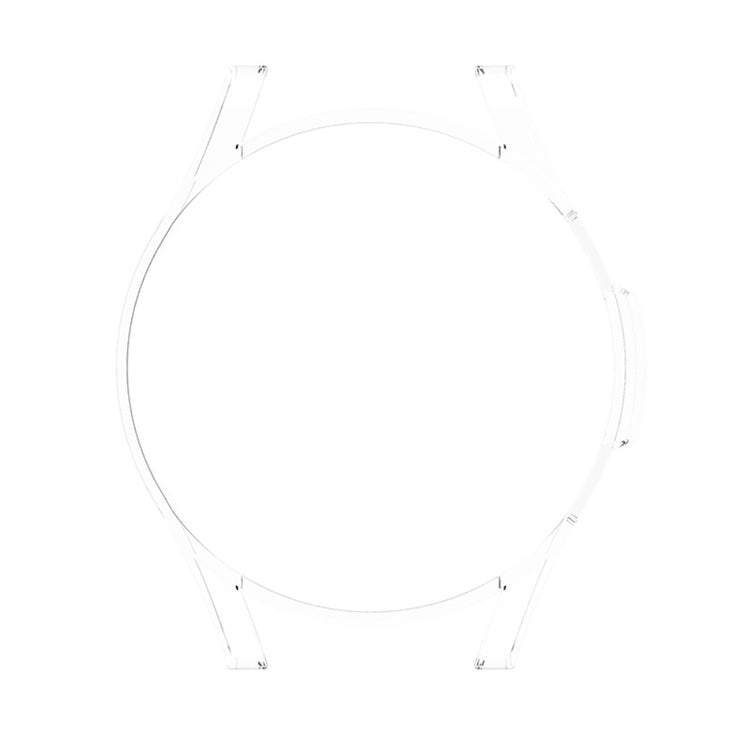 Samsung Galaxy Watch 4 (40mm) Gennemsigtig Plastik Bumper  - Hvid#serie_011