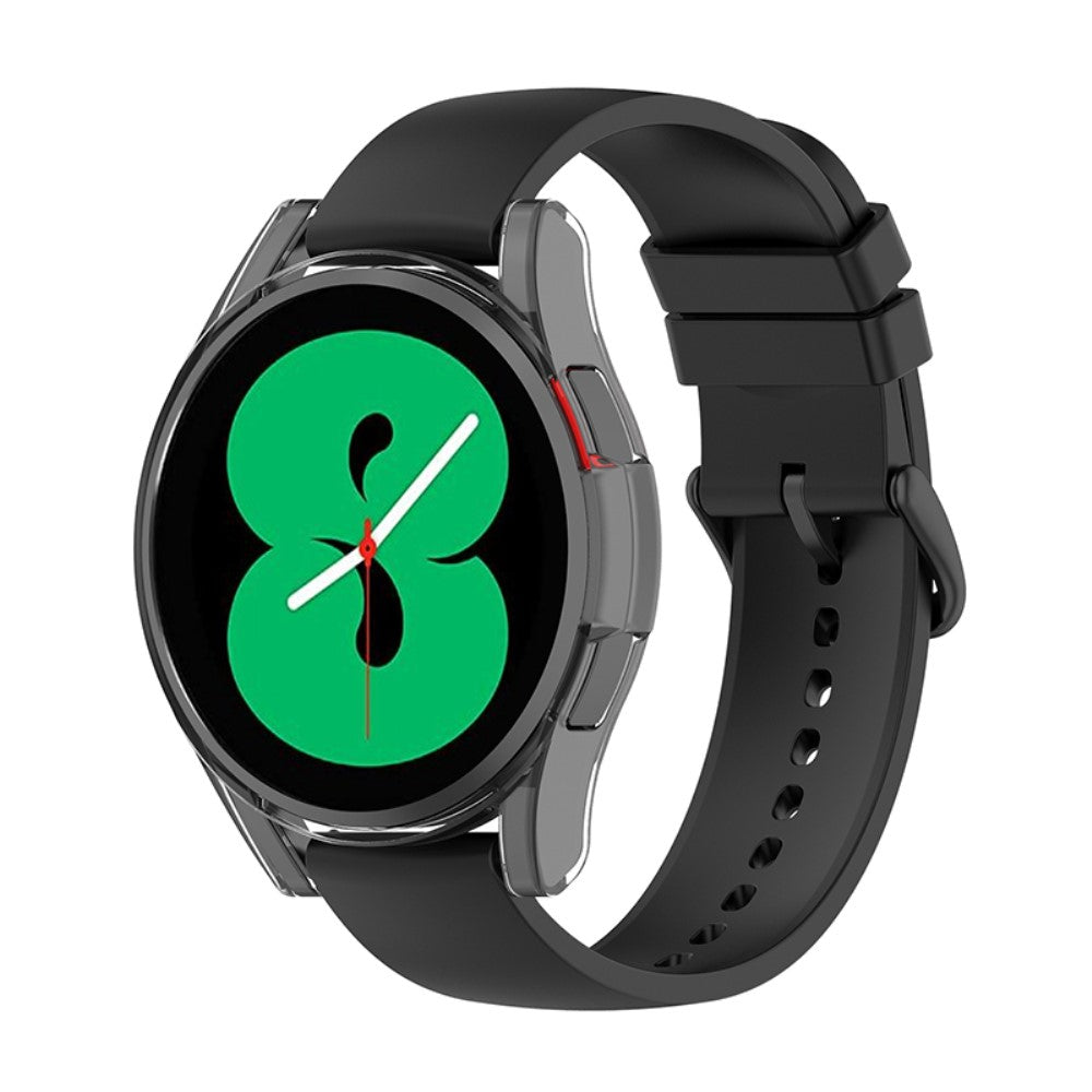 Samsung Galaxy Watch 4 (40mm) Gennemsigtig Plastik Bumper  - Hvid#serie_011