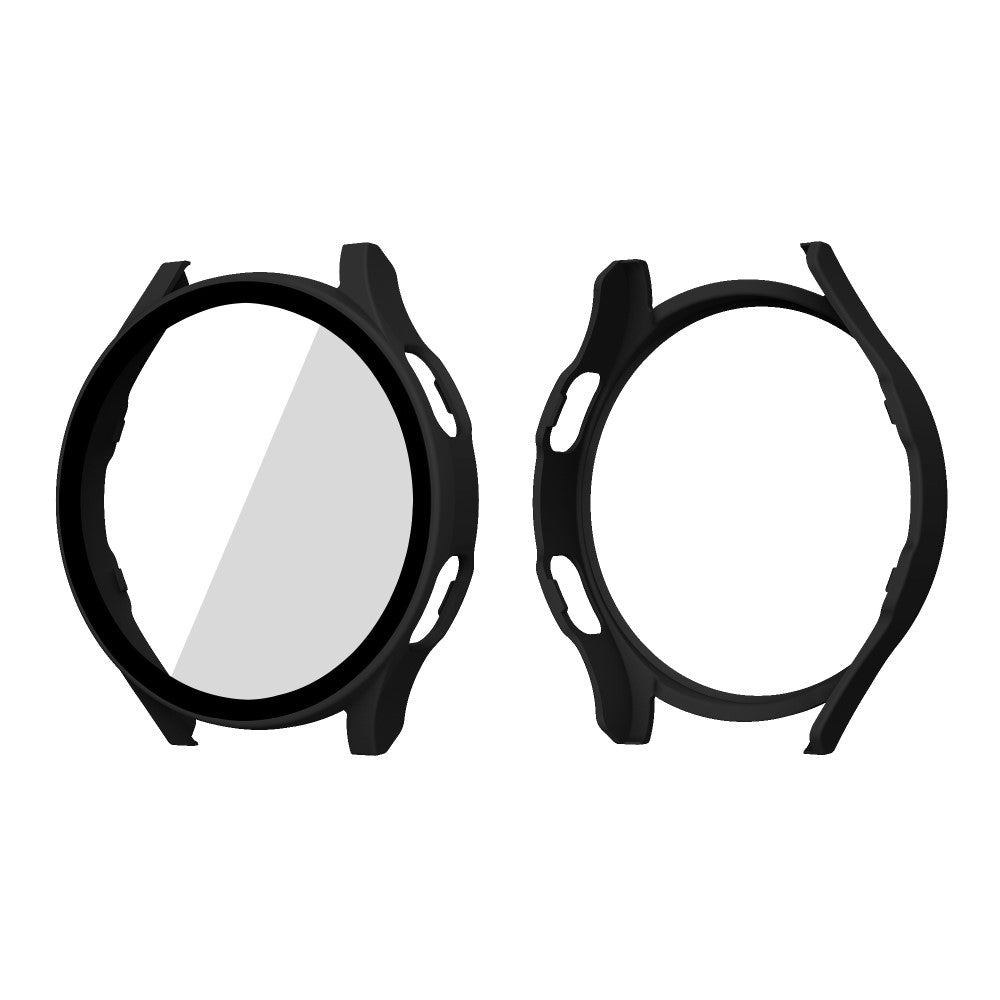 Meget Fed Samsung Galaxy Watch 4 (44mm) Cover med Skærmbeskytter i Plastik og Hærdet Glas - Gennemsigtig#serie_1