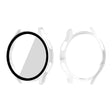 Fashionable Samsung Galaxy Watch 4 (44mm) Cover with Screen Protector in Plastic and Tempered Glass