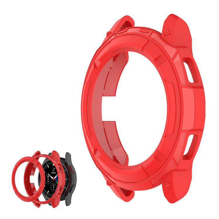 Samsung Galaxy Watch 4 Classic (42mm)  Silikone Bumper  - Rød#serie_2