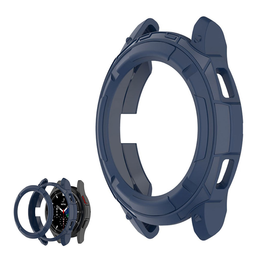 Samsung Galaxy Watch 4 Classic (42mm)  Silikone Bumper  - Blå#serie_4