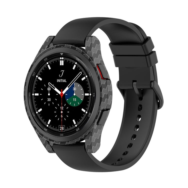 Samsung Galaxy Watch 4 Classic (42mm) Beskyttende Plastik Bumper  - Sort#serie_8