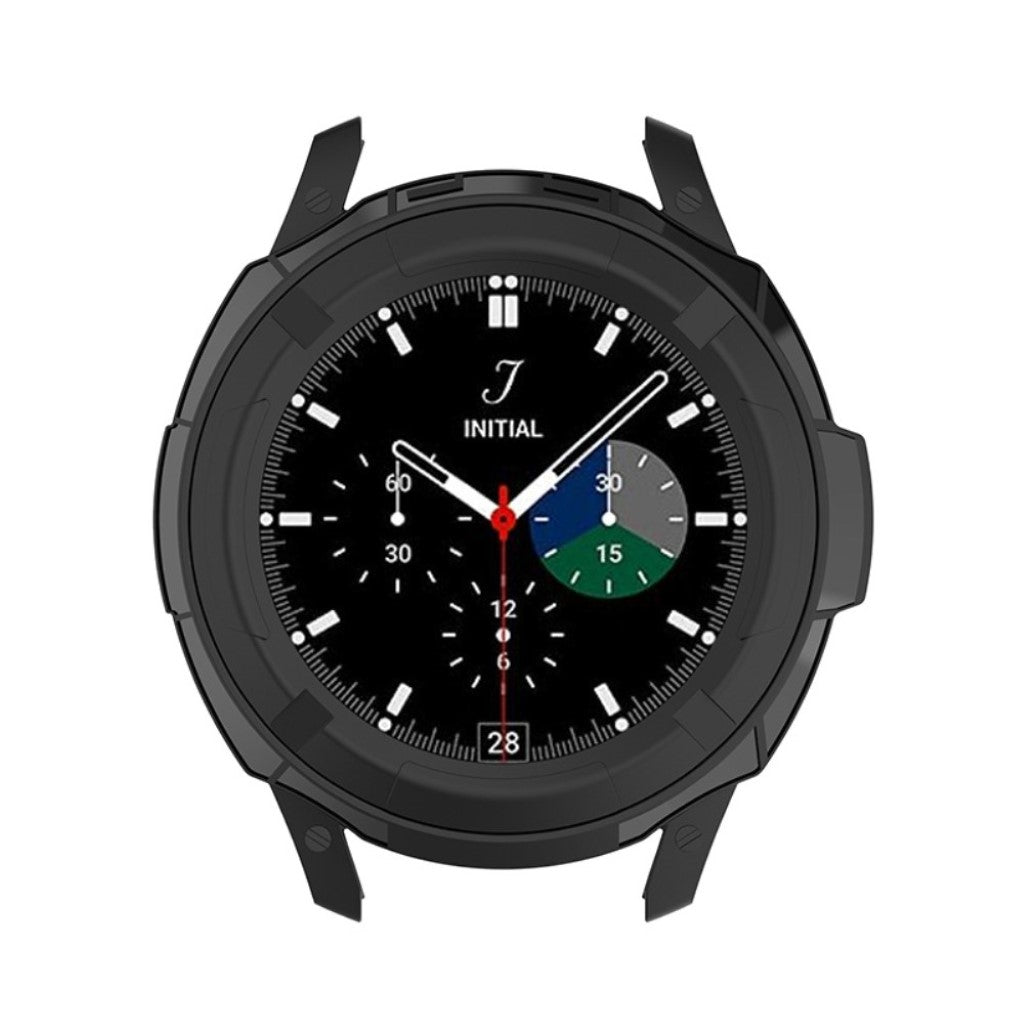 Samsung Galaxy Watch 4 Classic (46mm)  Silikone Bumper  - Sort#serie_3