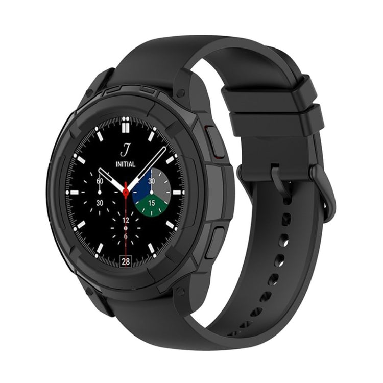 Samsung Galaxy Watch 4 Classic (46mm)  Silikone Bumper  - Sort#serie_3