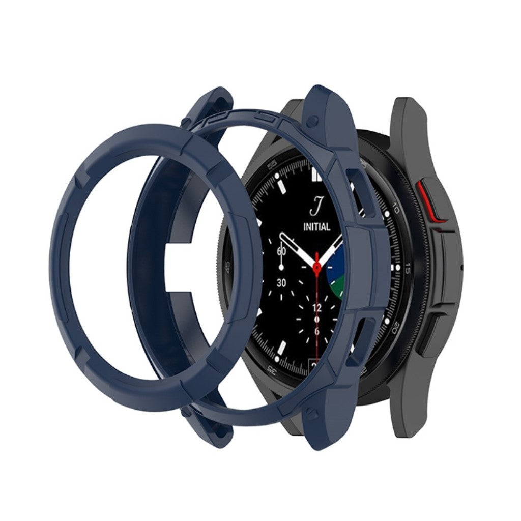 Samsung Galaxy Watch 4 Classic (46mm)  Silikone Bumper  - Blå#serie_4