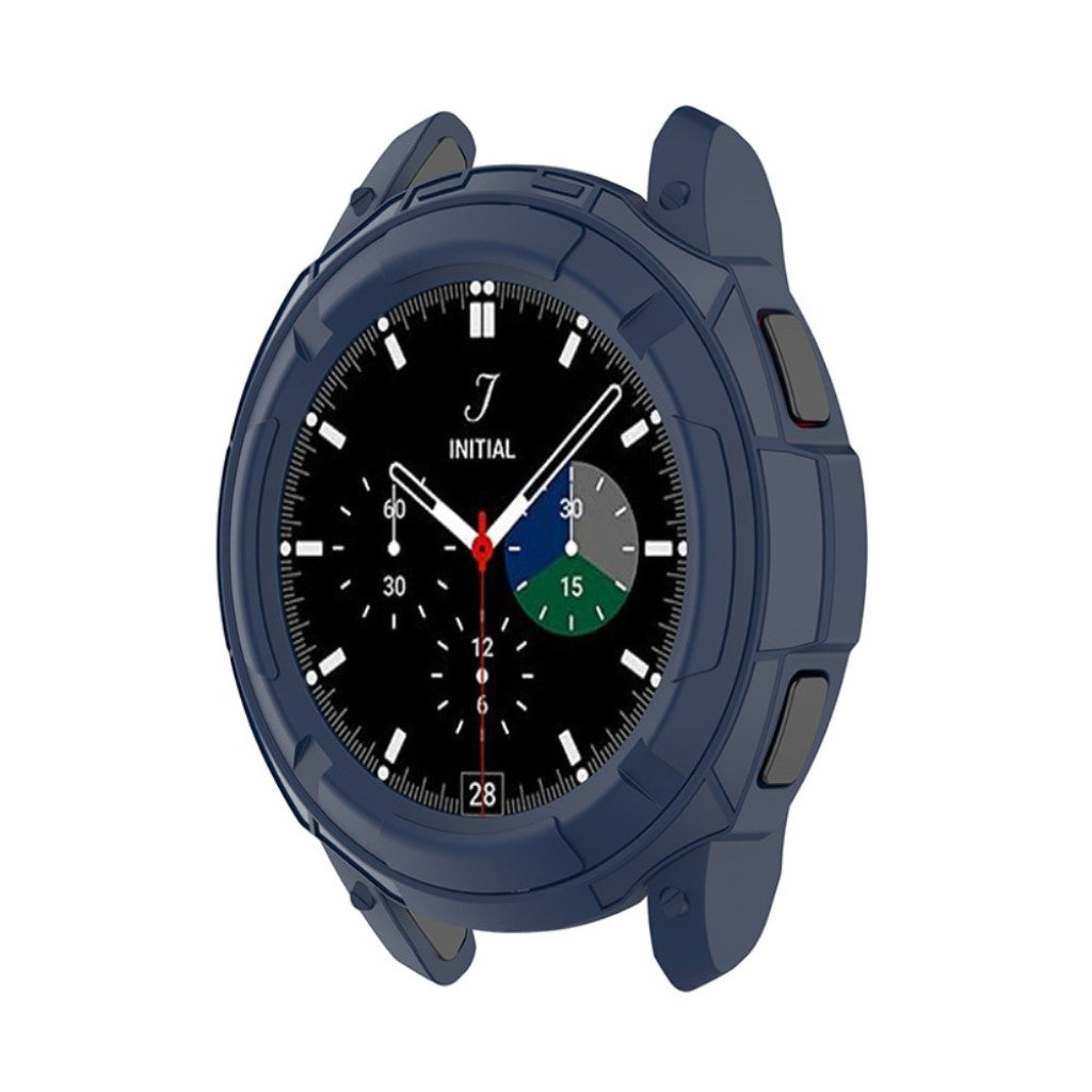 Samsung Galaxy Watch 4 Classic (46mm)  Silikone Bumper  - Blå#serie_4