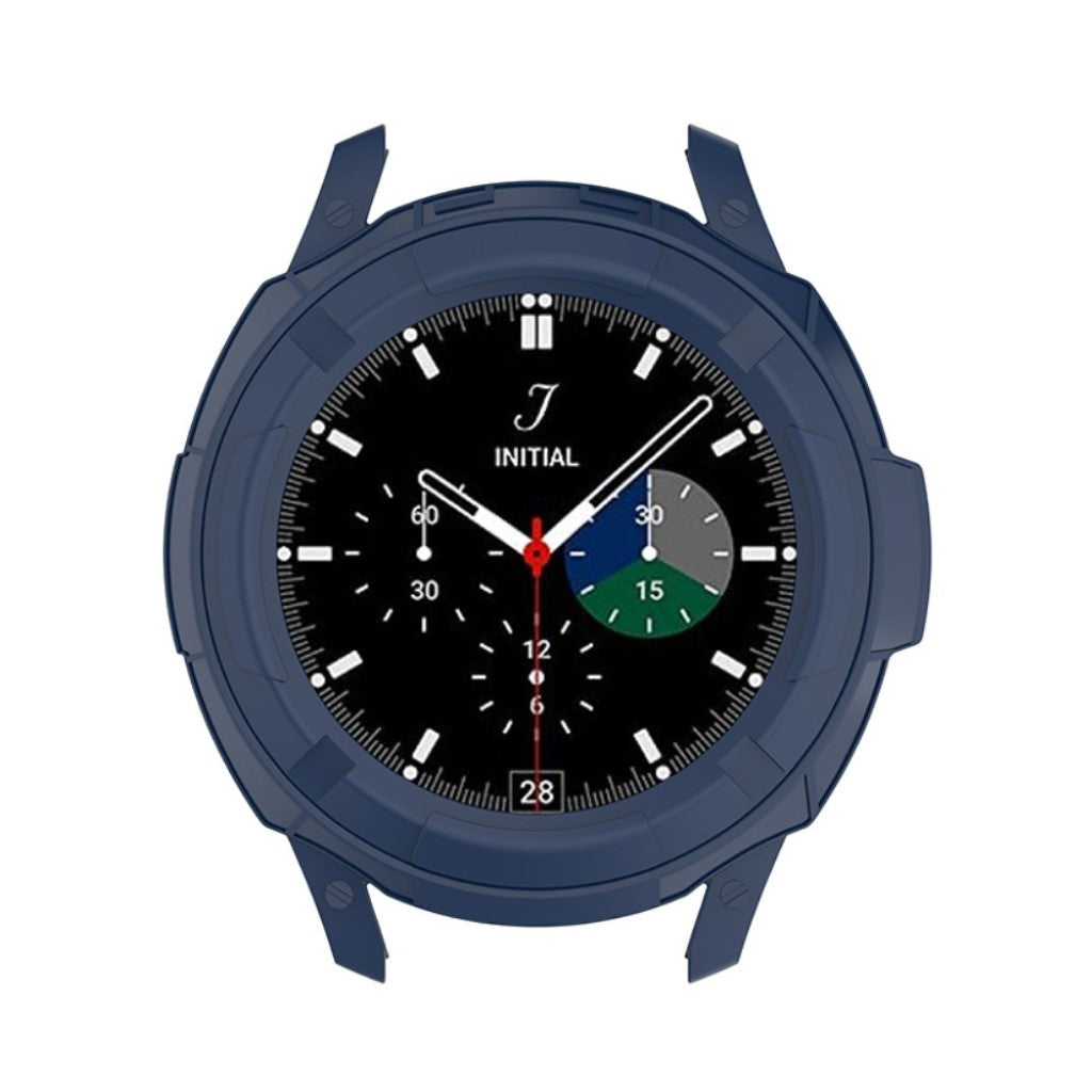 Samsung Galaxy Watch 4 Classic (46mm)  Silikone Bumper  - Blå#serie_4