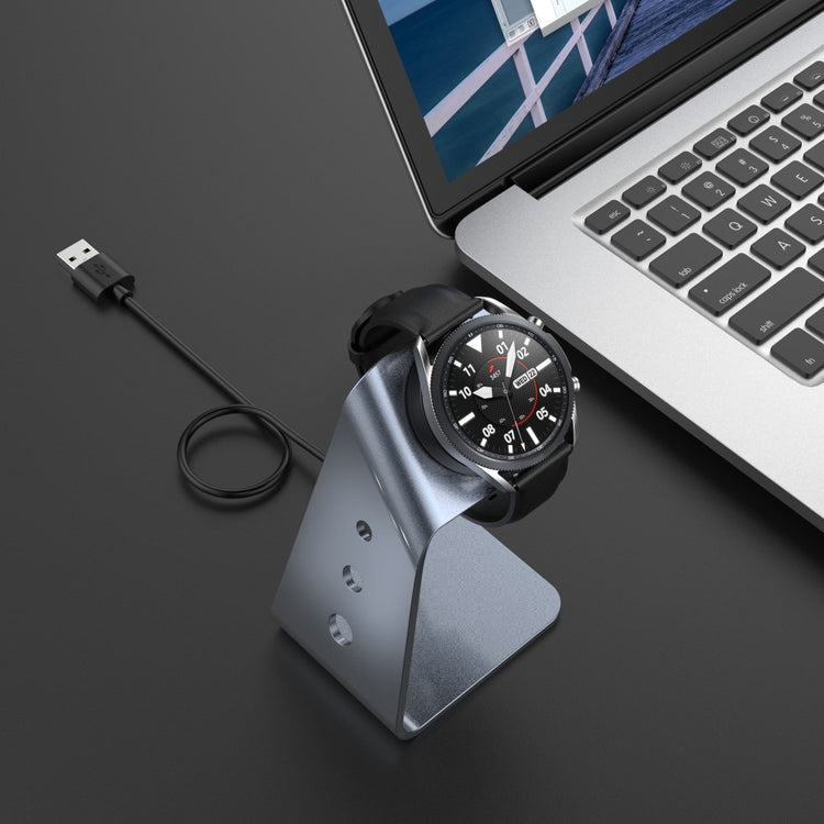 Metal Universal Samsung Smartwatch   Ladestation - Sølv#serie_2