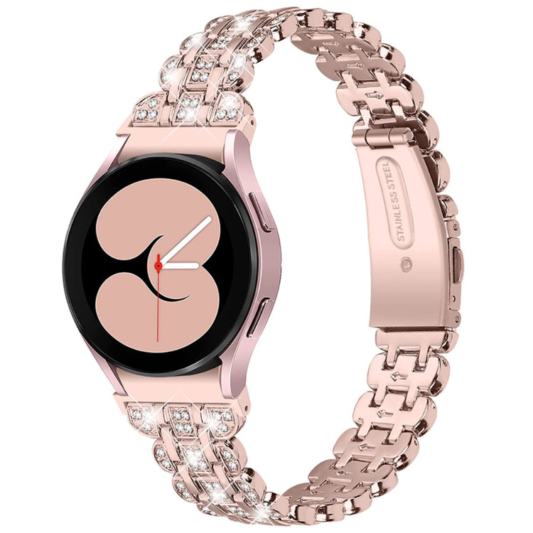 Helt vildt hårdfør Universal Samsung Metal og Rhinsten Rem - Pink#serie_1