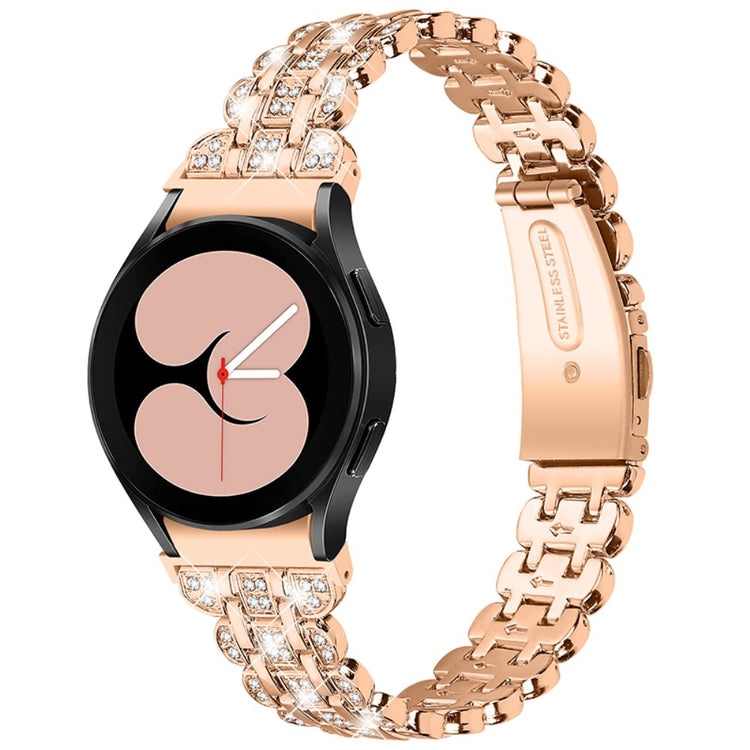 Helt vildt hårdfør Universal Samsung Metal og Rhinsten Rem - Pink#serie_4