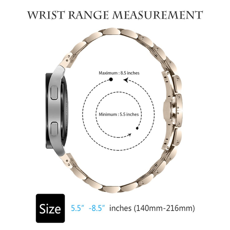 Rigtigt sejt Universal Samsung Metal Urrem - Guld#serie_7