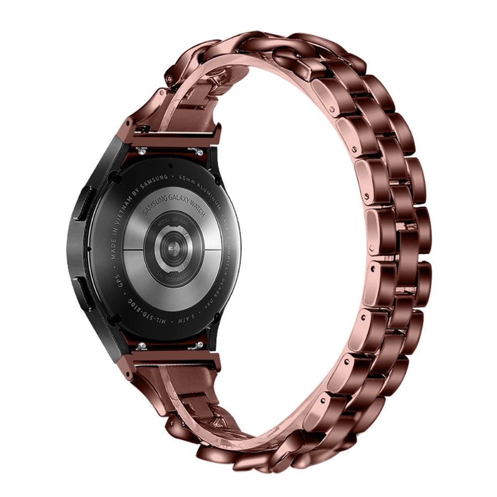 Super hårdfør Universal Samsung Metal Urrem - Brun#serie_1