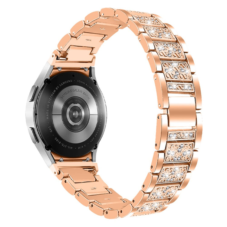 Helt vildt rart Universal Samsung Metal og Rhinsten Rem - Pink#serie_4
