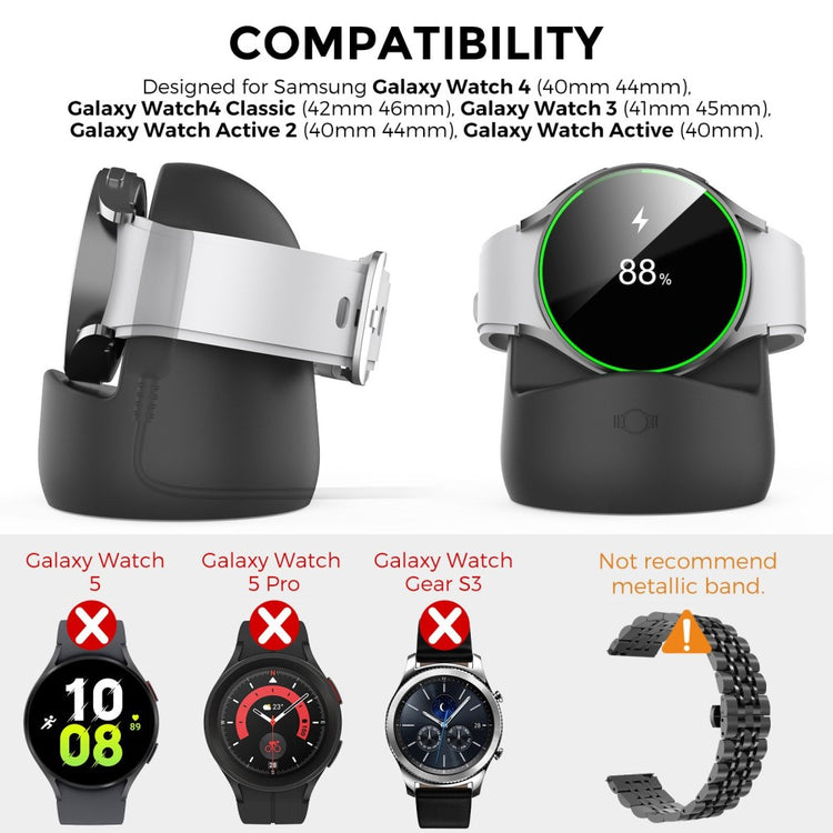 Universal Samsung Smartwatch Silikone Holder - Pink#serie_3