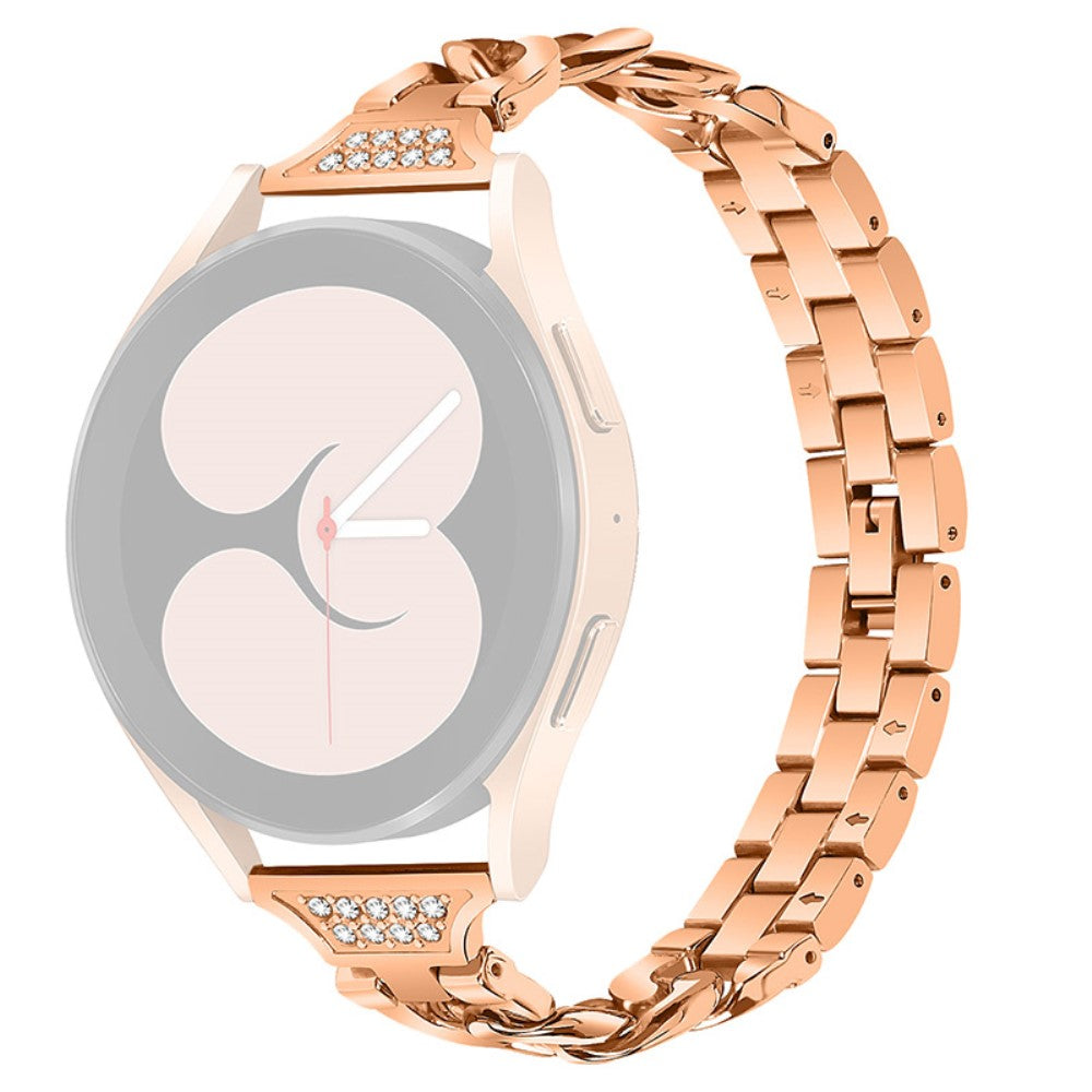 Super hårdfør Universal Samsung Metal og Rhinsten Rem - Pink#serie_3