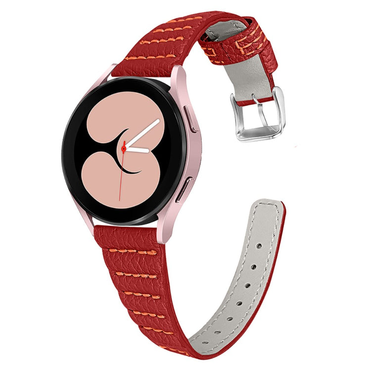 Vildt elegant Universal Samsung Ægte læder Rem - Rød#serie_4