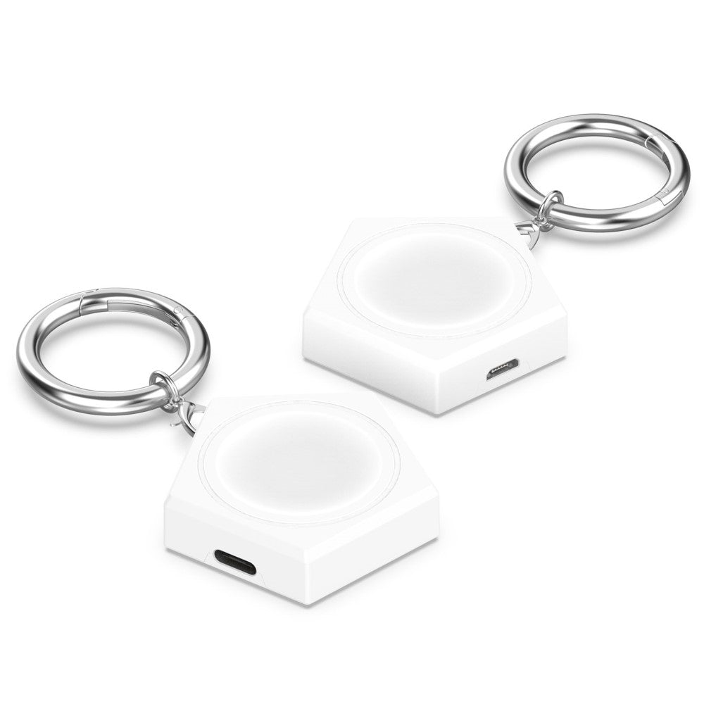 1m Plastik Universal Samsung Trådløs  Ladestation - Hvid#serie_2