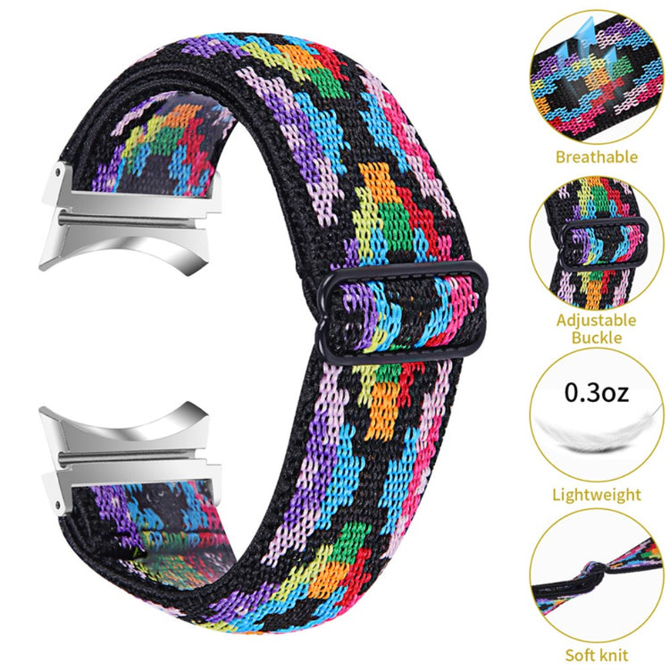 Helt vildt elegant Universal Samsung Nylon Rem - Flerfarvet#serie_6