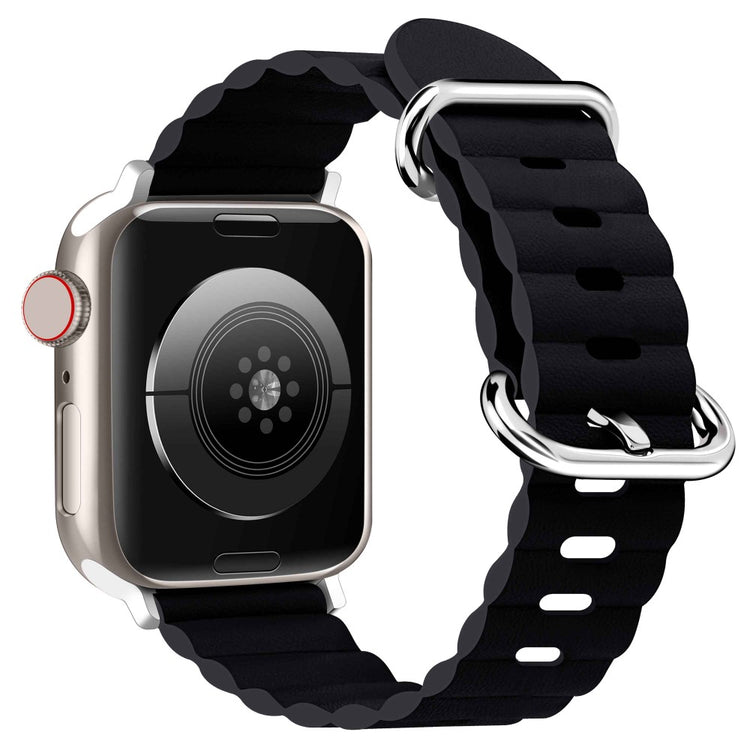 Meget hårdfør Universal Apple Ægte læder Rem - Blå#serie_4
