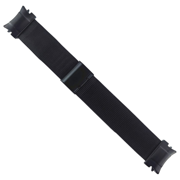 Rigtigt Flot Metal Universal Rem passer til Samsung Smartwatch - Sort#serie_2
