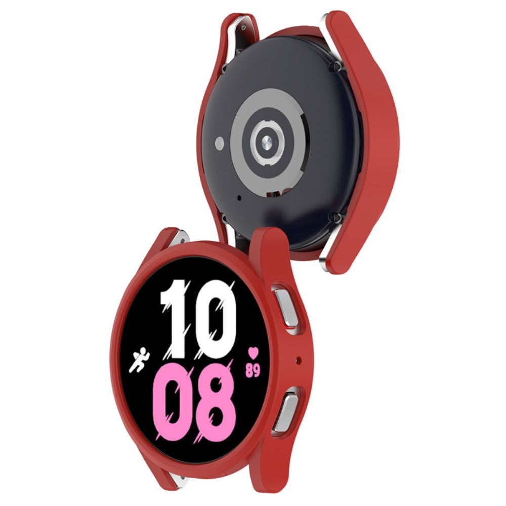 Samsung Galaxy Watch 5 (44mm) / Samsung Galaxy Watch 4 (44mm) Beskyttende Plastik Bumper  - Rød#serie_5