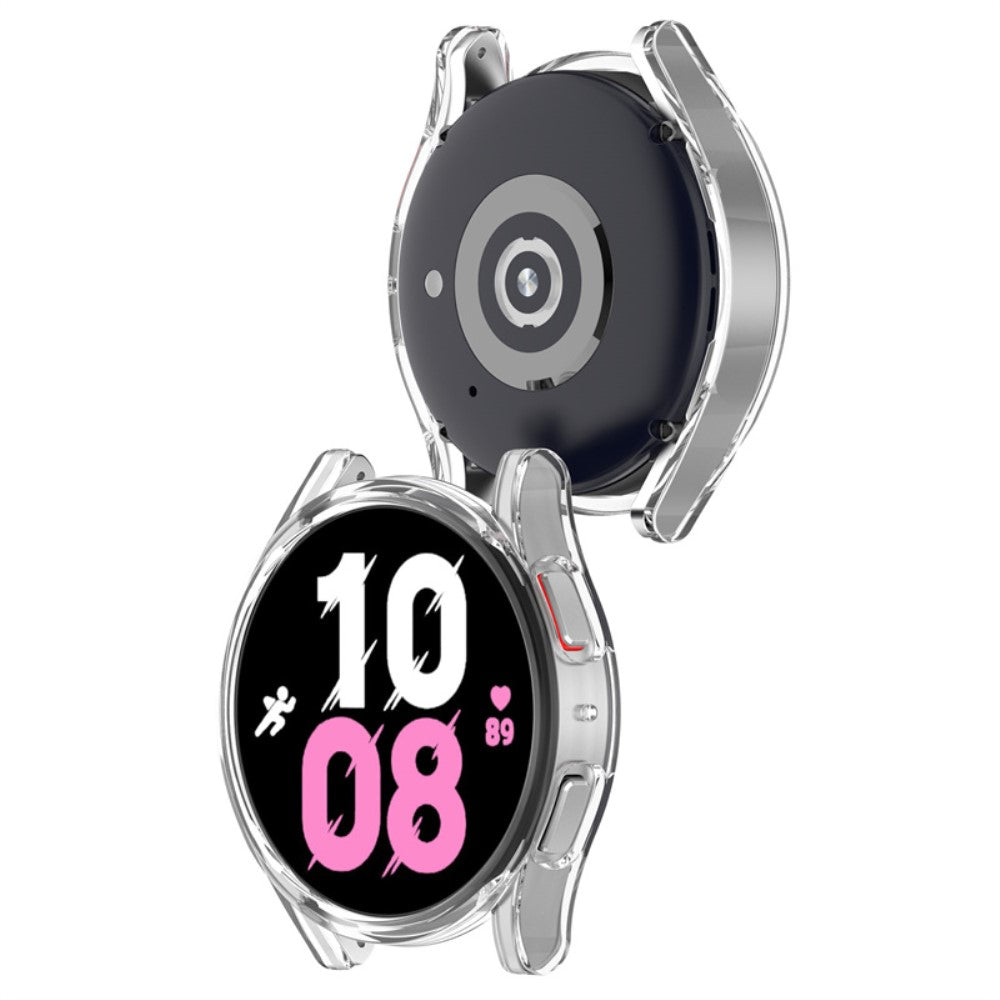 Samsung Galaxy Watch 5 (44mm) / Samsung Galaxy Watch 4 (44mm) Beskyttende Plastik Bumper  - Gennemsigtig#serie_7