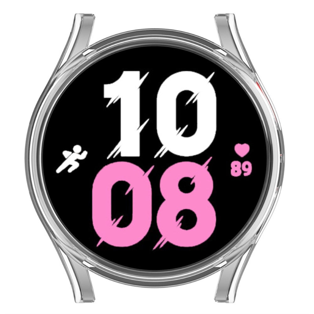 Samsung Galaxy Watch 5 (44mm) / Samsung Galaxy Watch 4 (44mm) Beskyttende Plastik Bumper  - Gennemsigtig#serie_7