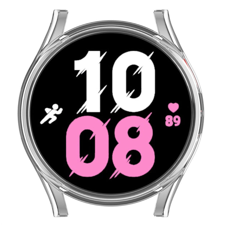 Samsung Galaxy Watch 5 (44mm) / Samsung Galaxy Watch 4 (44mm) Beskyttende Plastik Bumper  - Gennemsigtig#serie_7